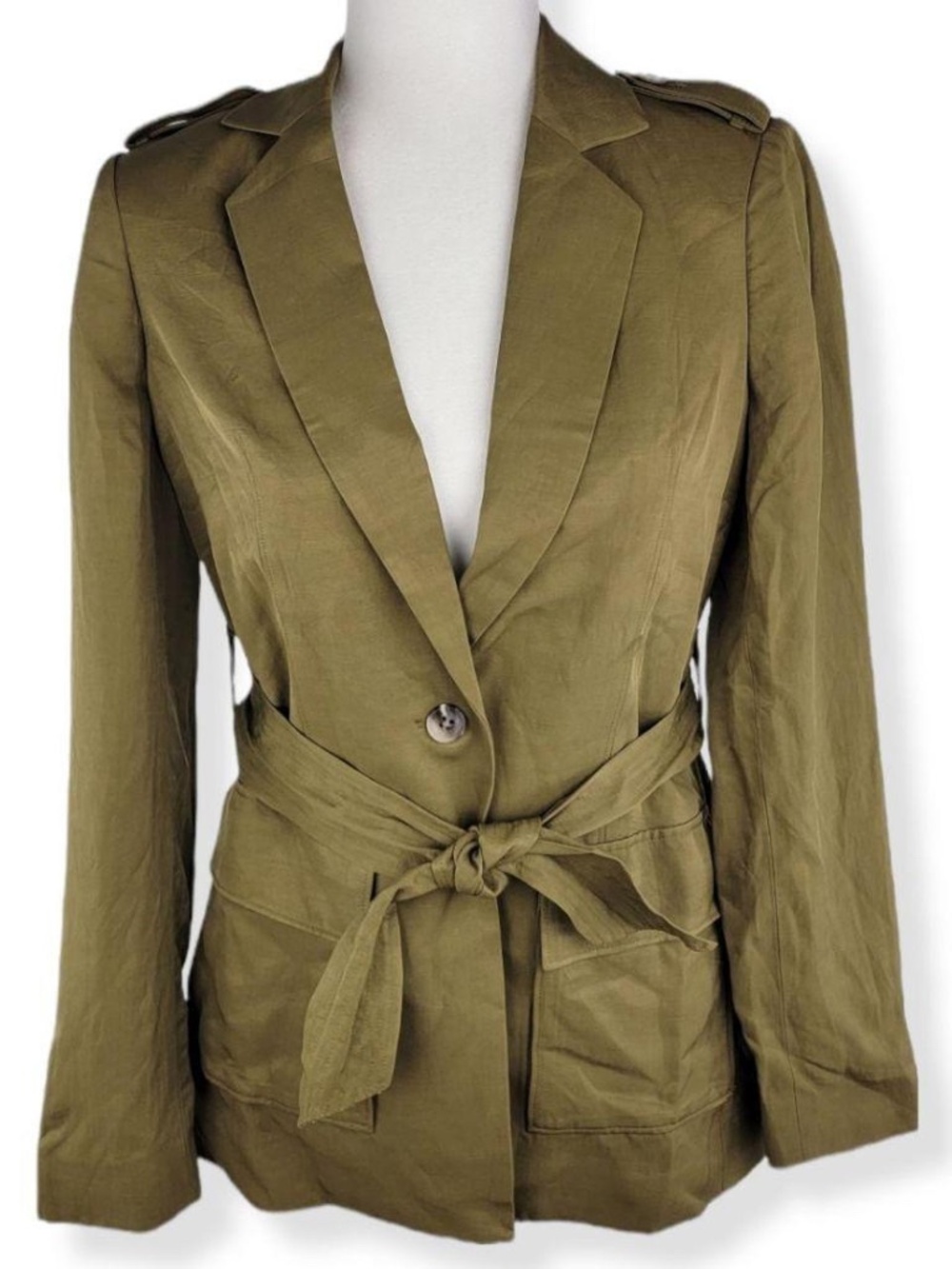 Express Women's military green blazer